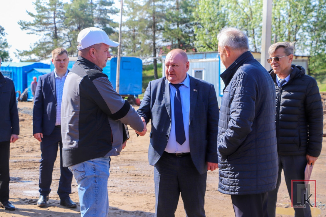 14 мая Игорь Сергеенко с рабочей поездкой посетил Поставский район