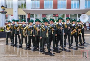 В Поставах выступил ансамбль Института пограничной службы Республики Беларусь