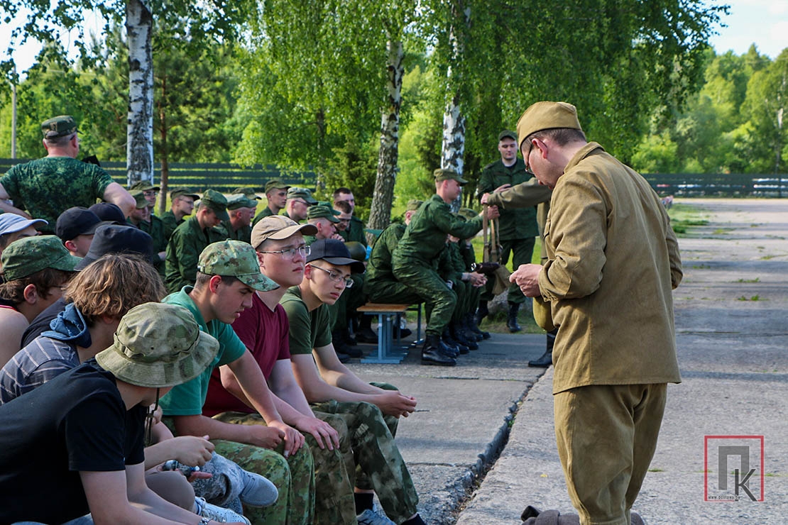Учебно-полевые сборы для десятиклассников прошли на базе лагеря при в/ч 25888