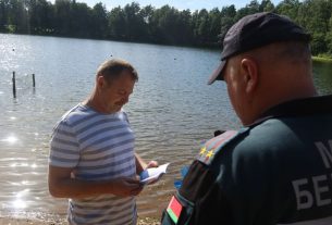 «Водный дозор» на Поставщине: спасатели проверяют места отдыха у воды
